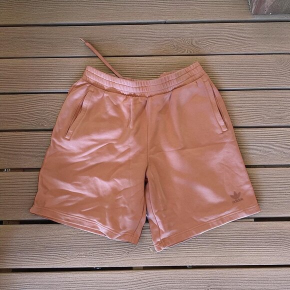 ADIDAS Men’s Peach Sweat Shorts Drawstring Size XL - Picture 1 of 8
